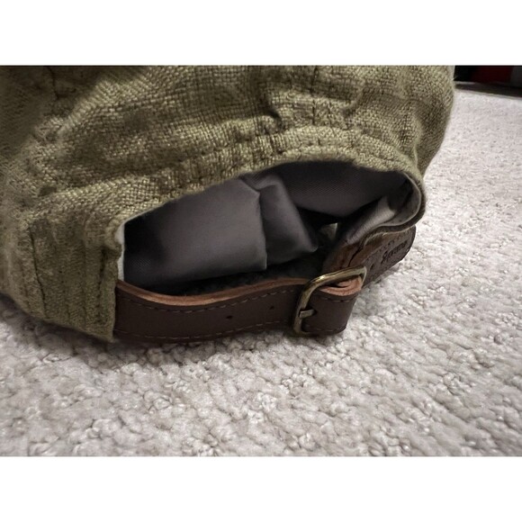 Authentic Rare Supreme Cap Olive Green (OS) Linen 5 Panel Hat camp only one eBay - Picture 5 of 8